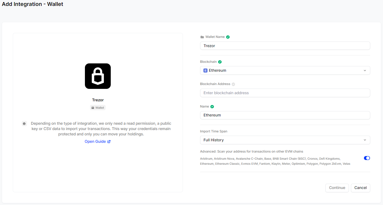 Blockpit Trezor Wallet Integration.png